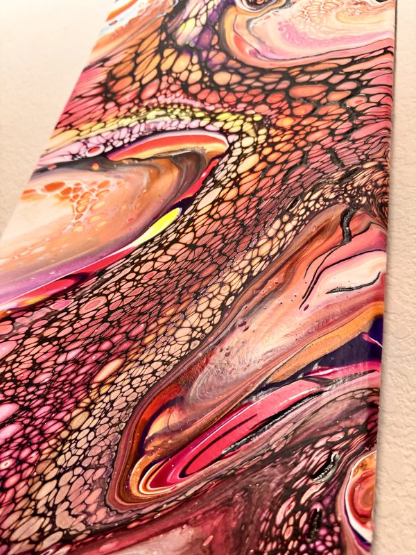 Melted:  Abstract Empowerment Wall Art – 10x20 – Handmade Painting - Image 5