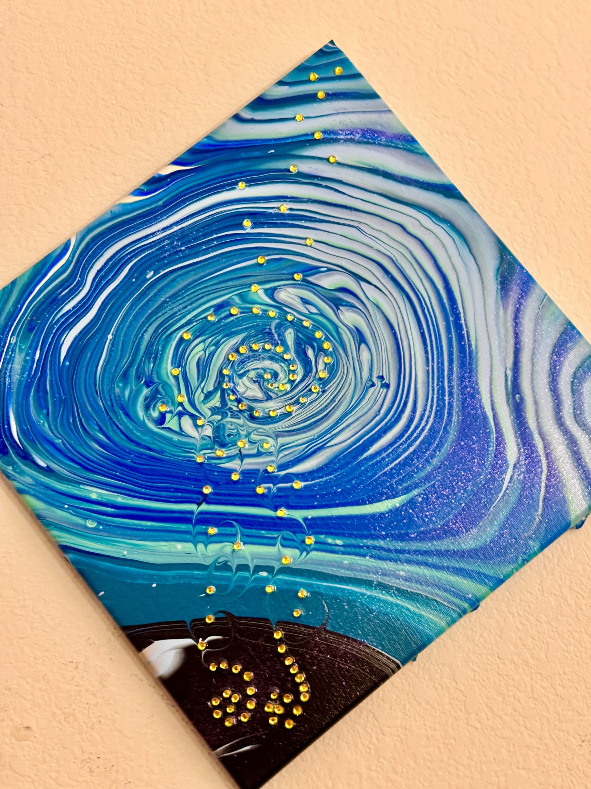 Tranquility: Calming Abstract Wall Art – 12x12 – Handmade Painting