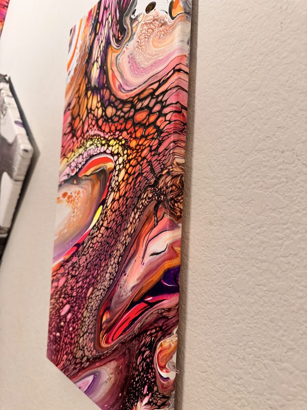 Melted:  Abstract Empowerment Wall Art – 10x20 – Handmade Painting - Image 6