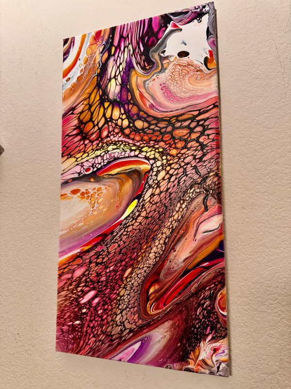 Melted:  Abstract Empowerment Wall Art – 10x20 – Handmade Painting - Image 7