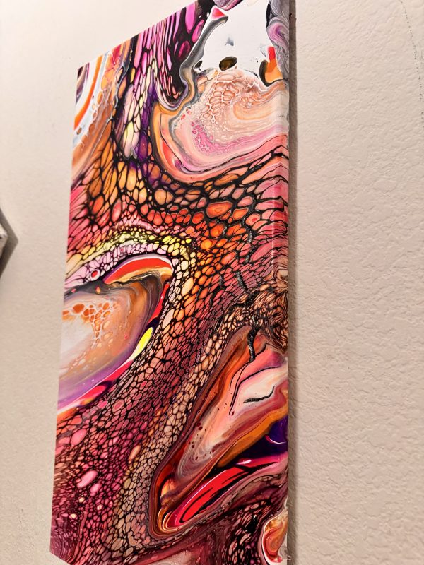 Melted:  Abstract Empowerment Wall Art – 10x20 – Handmade Painting - Image 4
