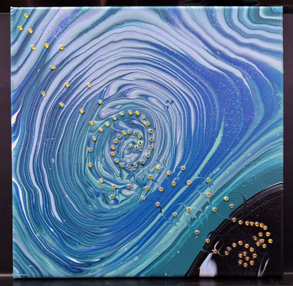 Tranquility: Calming Abstract Wall Art – Tranquility – 12x12 – Handmade Painting