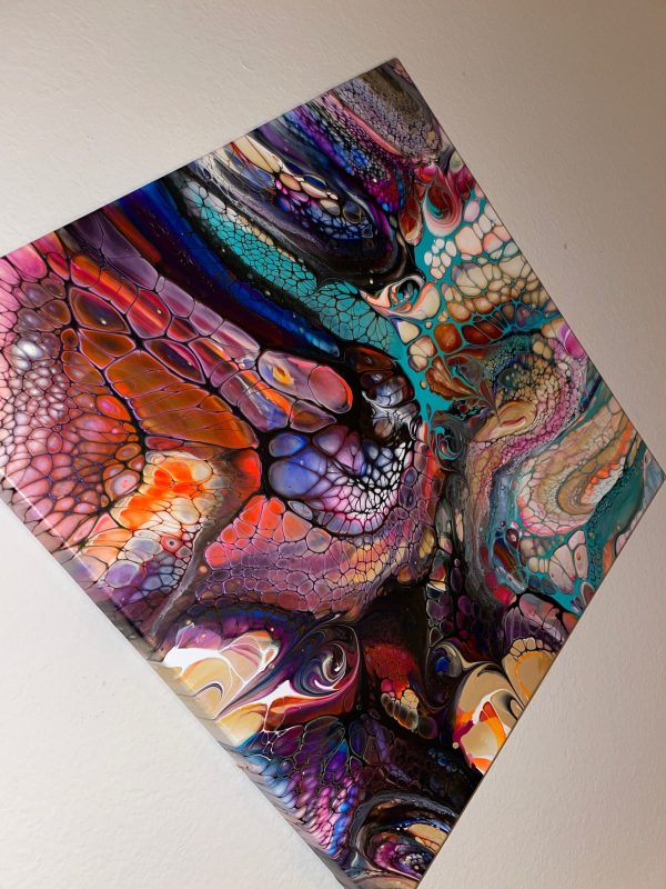 Wall Art- Original Abstract Fluid Art Painting I Unique Home Decor- Identity, Unhinged - Image 2