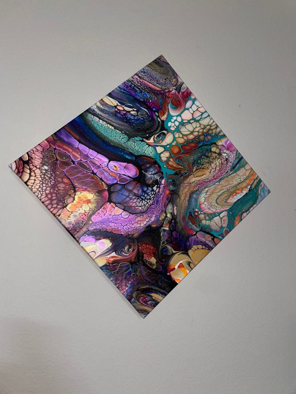 Wall Art- Original Abstract Fluid Art Painting I Unique Home Decor- Identity, Unhinged - Image 5