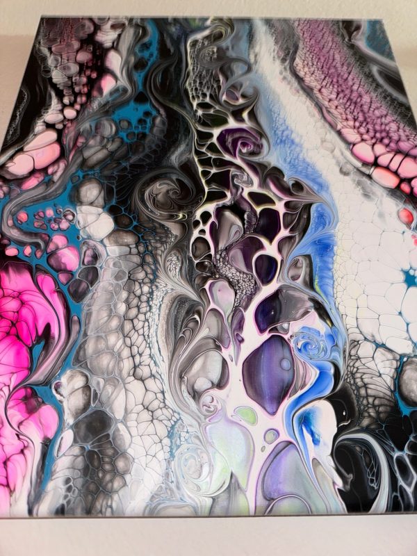 Intentional Chaos | Abstract Fluid Art | 16x20 Acrylic Pour | Swirling Modern Wall Decor | Bold Movement Painting - Image 5