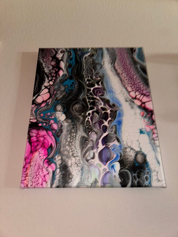 Intentional Chaos | Abstract Fluid Art | 16x20 Acrylic Pour | Swirling Modern Wall Decor | Bold Movement Painting - Image 4